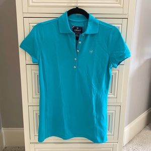 Blue Ariat Shortsleeved Polo